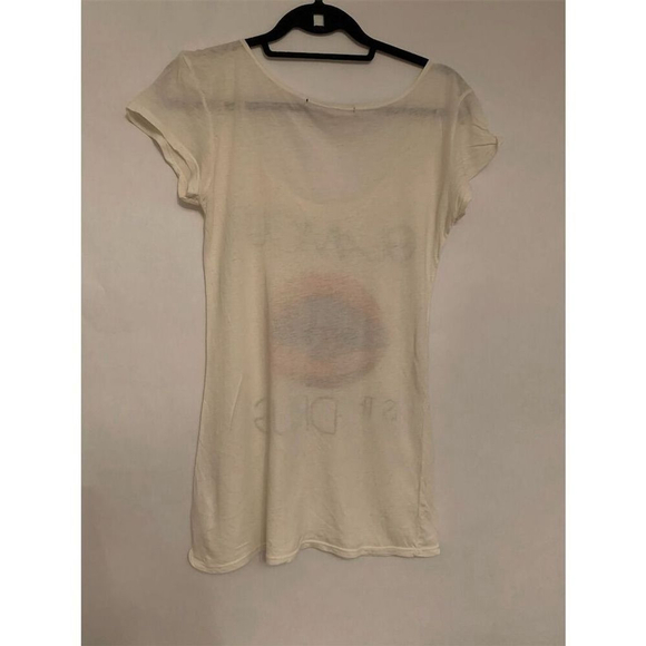 Trash & Luxury M Graphic Tee "Glamour is the Dr*g" Short Sleeve Vintage Y2K Lips - Picture 5 of 10